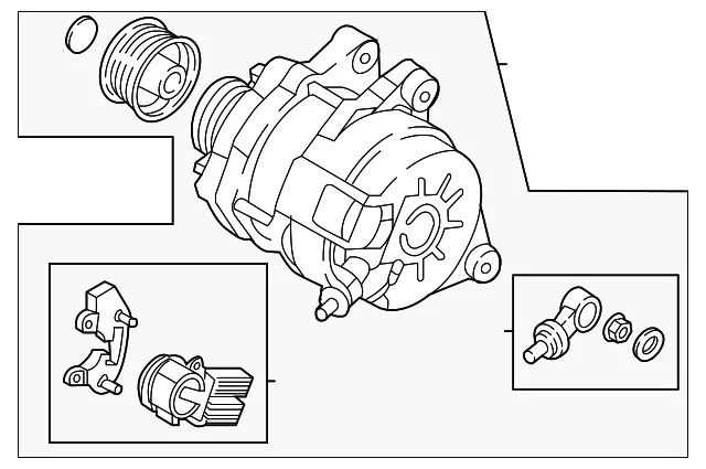 Alternator - Mazda (pa5j18300)