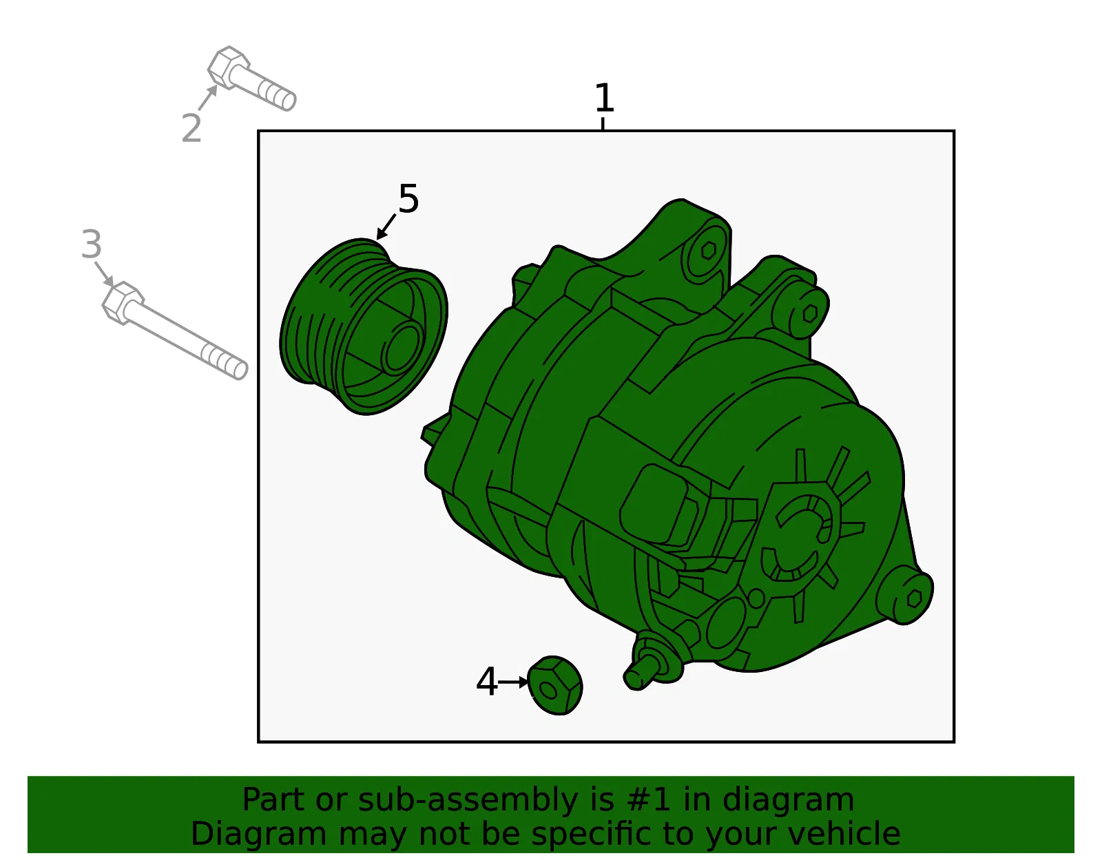 Alternator - Mazda (pac318300) - view 2