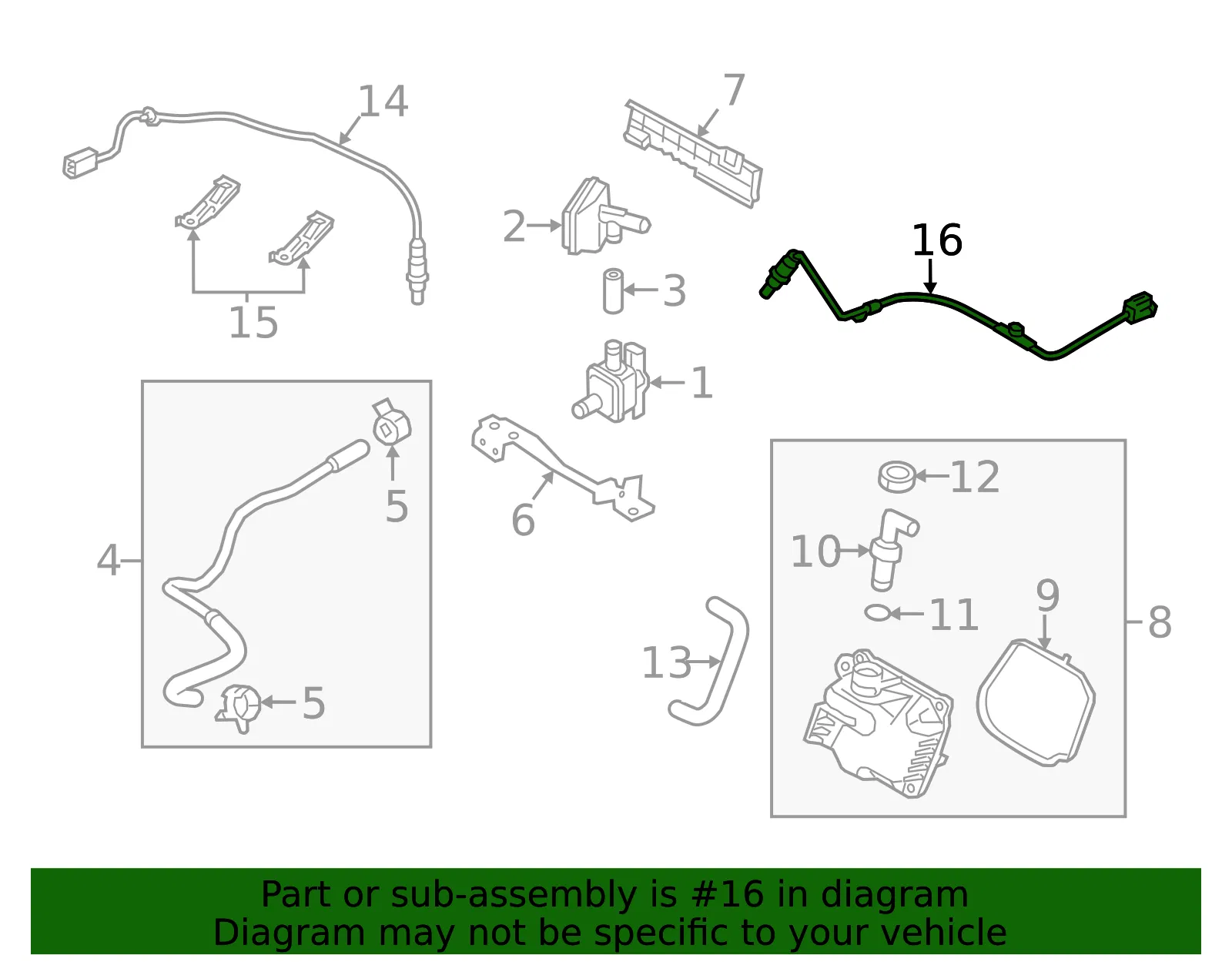 Oxygen Sensor - Mazda (paf11886za) - view 2