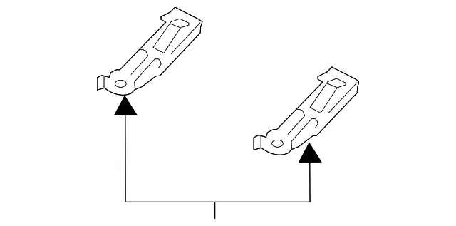 Oxygen Sensor Clip - Mazda (pe0118867)