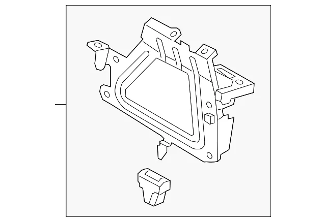 Engine Control Module (ECM) Bracket - Mazda (pe0218885b)