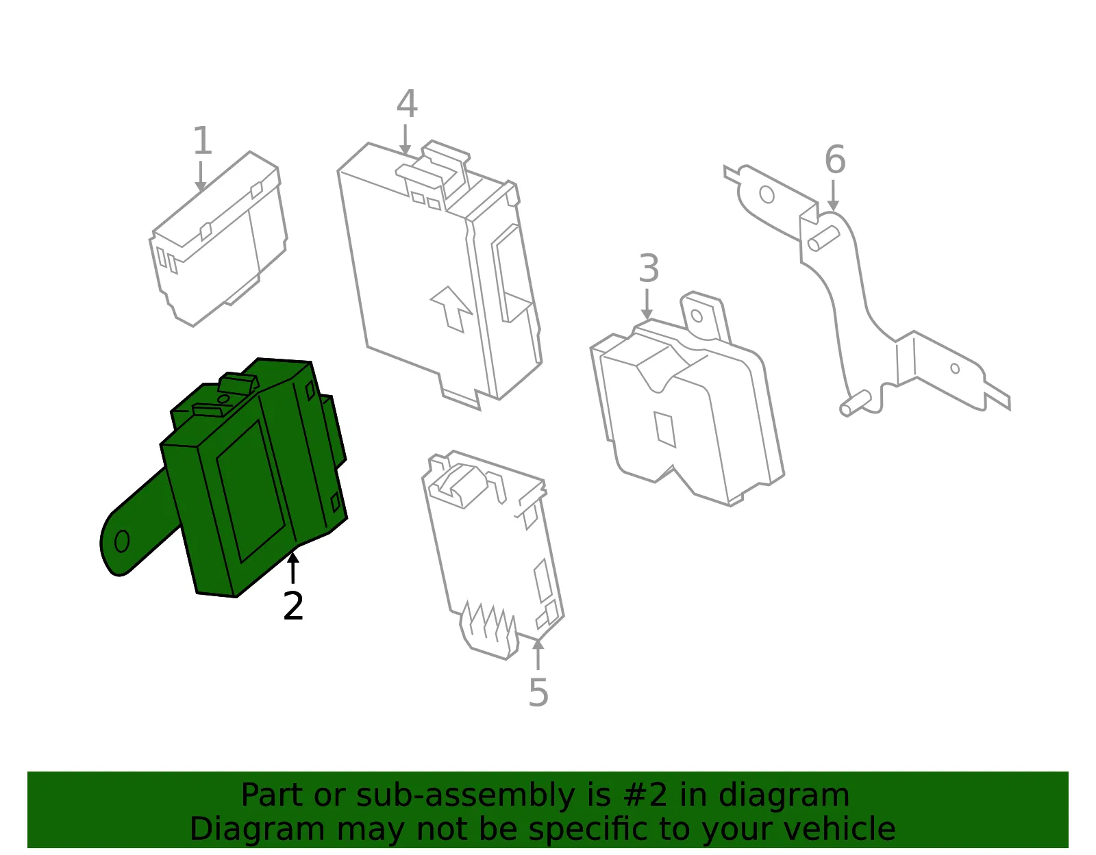 Engine Control Module (ECM) - Mazda (pe1p18881f) - view 2