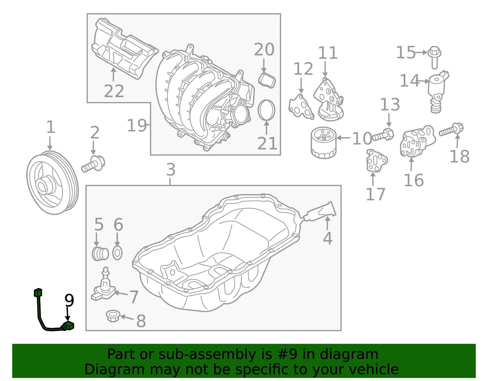 Engine Oil Level Sensor Connector - Mazda (pe2718791) - view 2