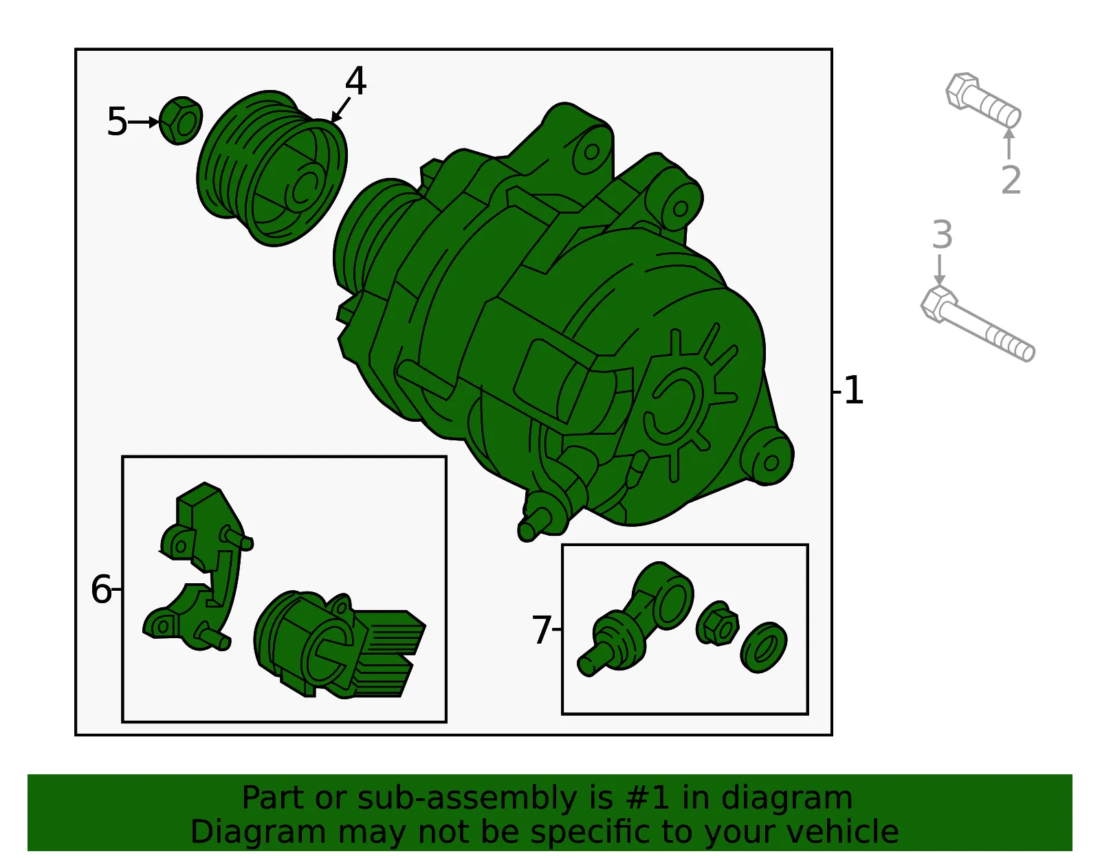 Alternator - Mazda (px8e18300) - view 2