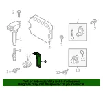 Engine Control Module (ECM) Bracket - Mazda (px8f18885) - view 4