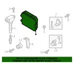 Engine Control Module (ECM) - Mazda (px9t18881) - view 4