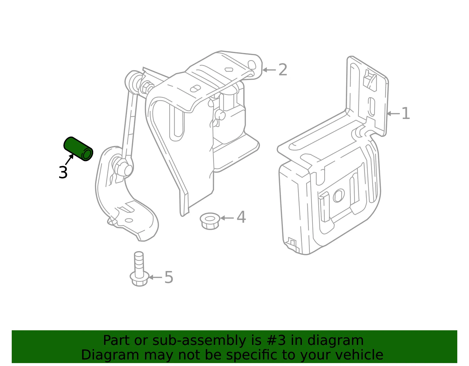 Level Sensor Cap - Mazda (rf3r13th9) - view 2