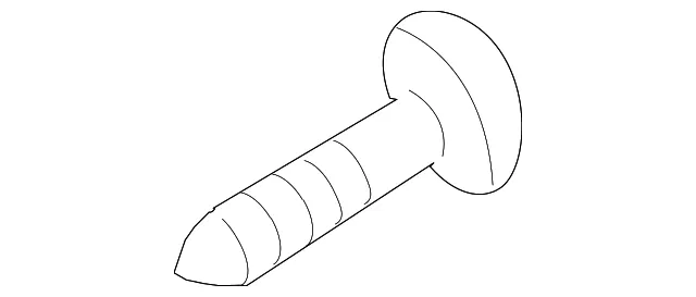 Fog Lamp Assembly Screw - Mazda (s47r510e3)