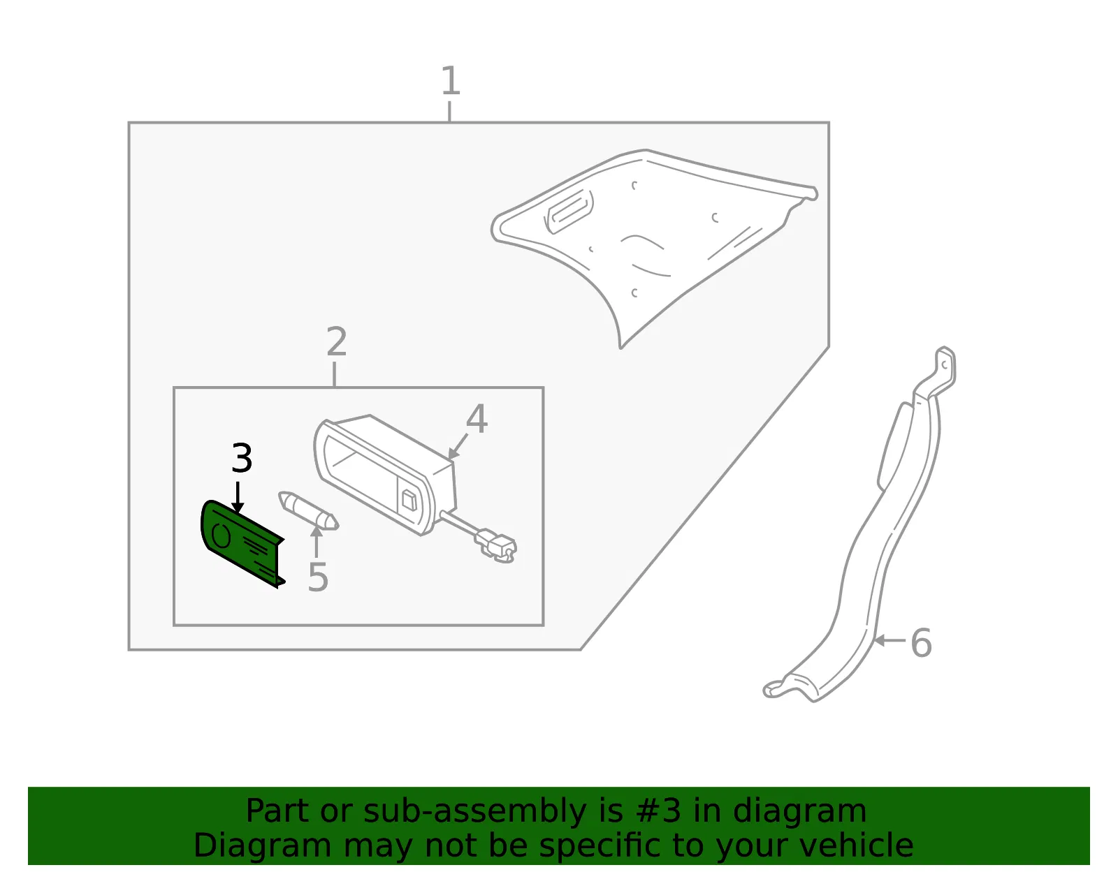 Map Light Lens - Mazda (t00151311) - view 2