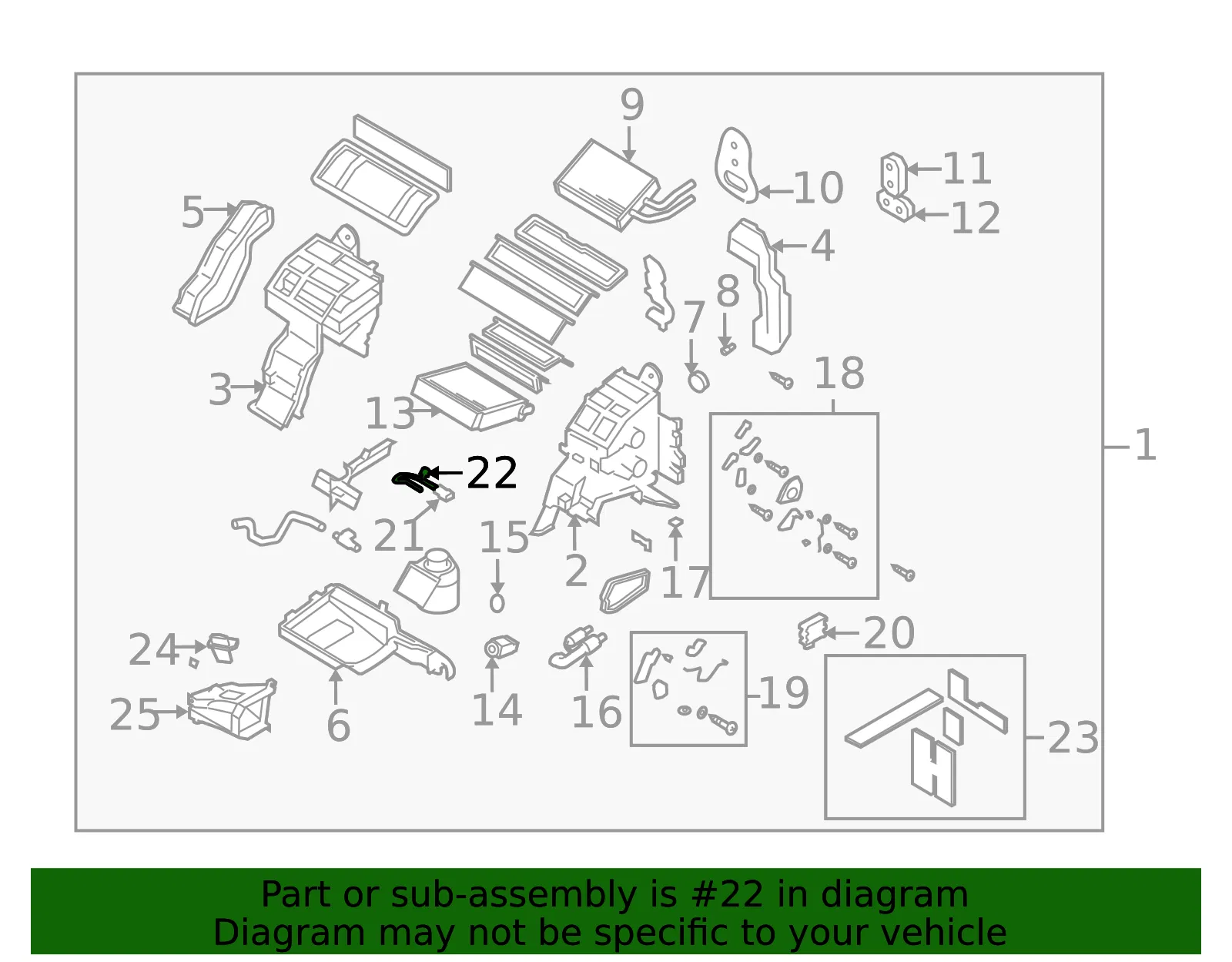 A/C Evaporator Temperature Sensor Clip - Mazda (t00161j08) - view 2