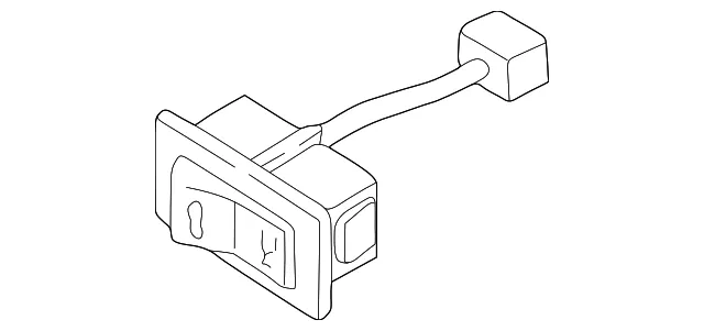 Trunk Lid Release Switch - Mazda (t001664k0)