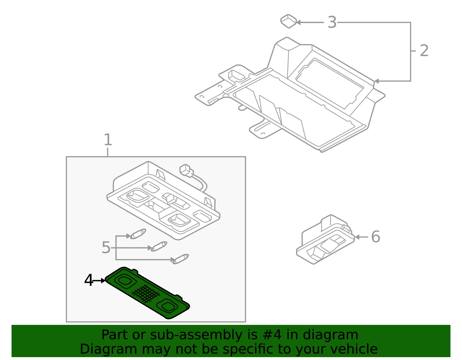 Map Light Lens - Mazda (t00169973) - view 2