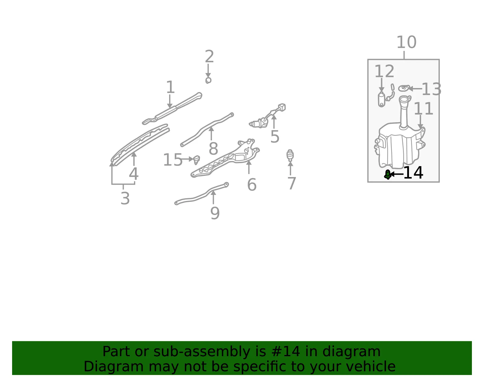 Level Sensor - Mazda (t00267488) - view 2