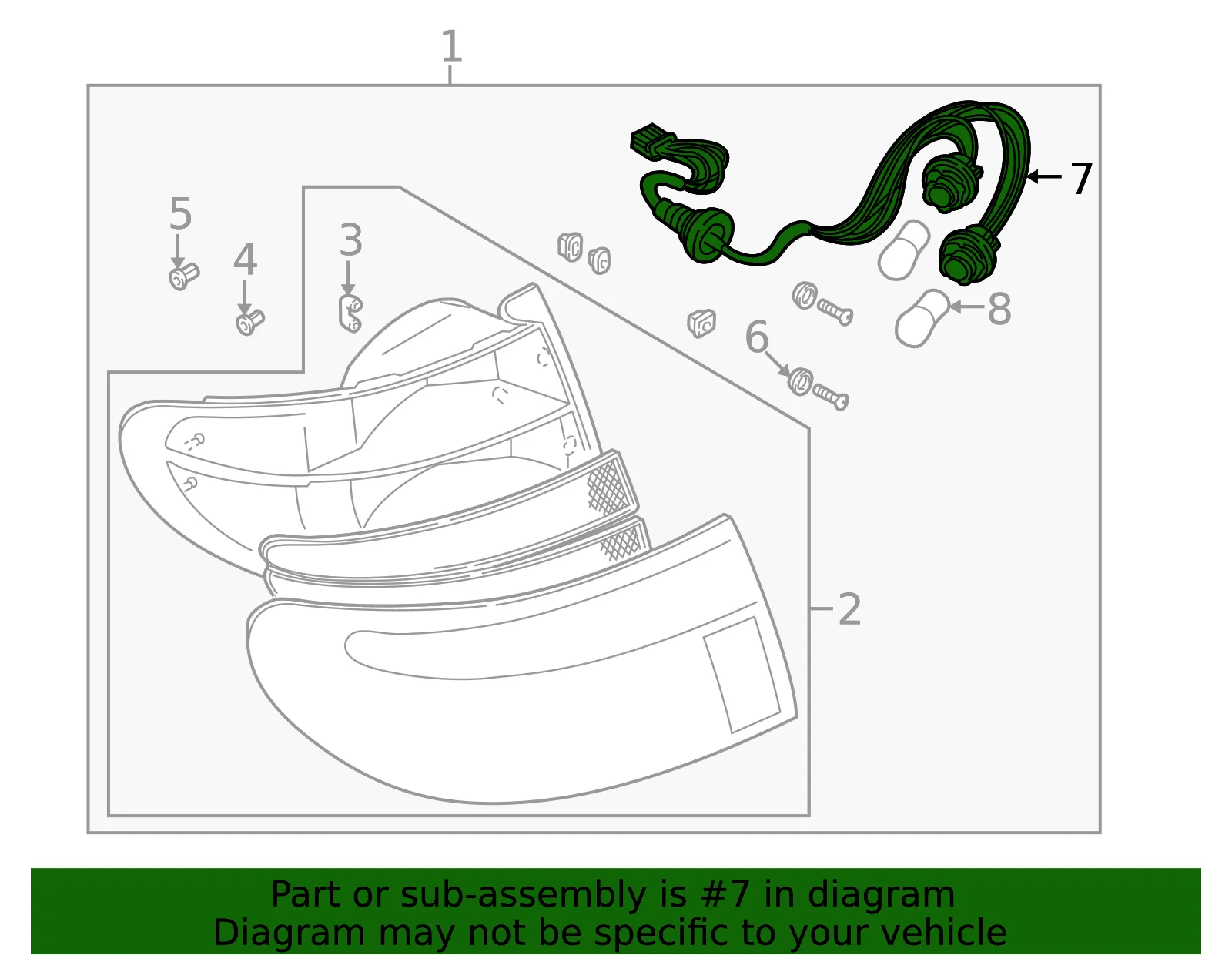 Tail Light Socket - Mazda (t04351155) - view 2