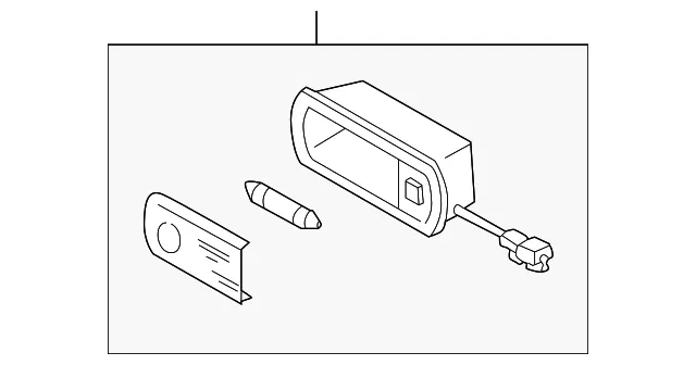 Map Lamp Assembly - Mazda (t04351310a03)
