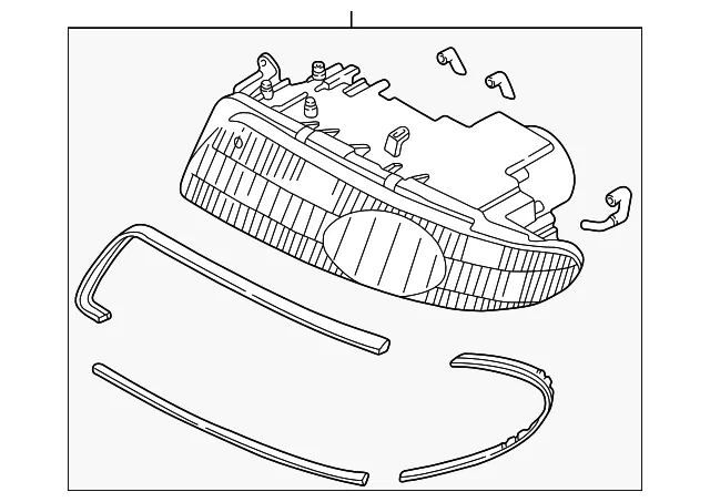 Composite Headlamp - Mazda (ta015103xc)