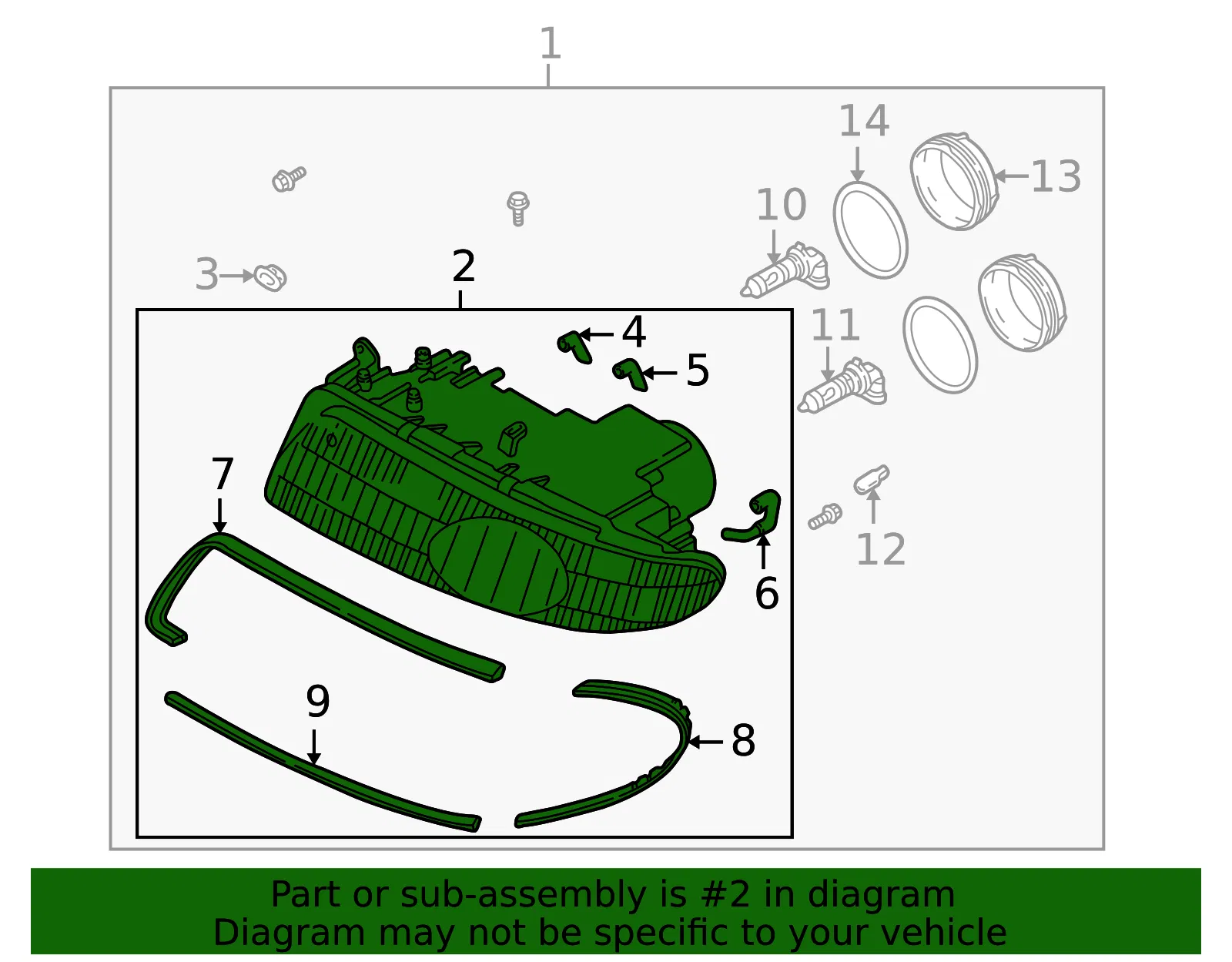 Composite Headlamp - Mazda (ta015103xc) - view 2