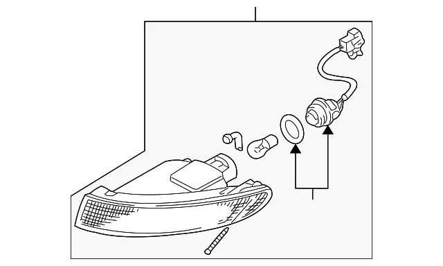 Turn Signal Light Assembly - Mazda (ta0151360b)