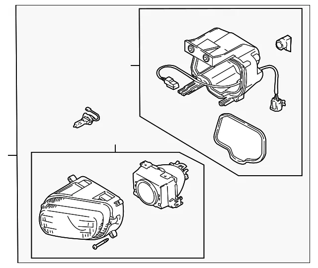 Fog Lamp Assembly - Mazda (ta0451680d)
