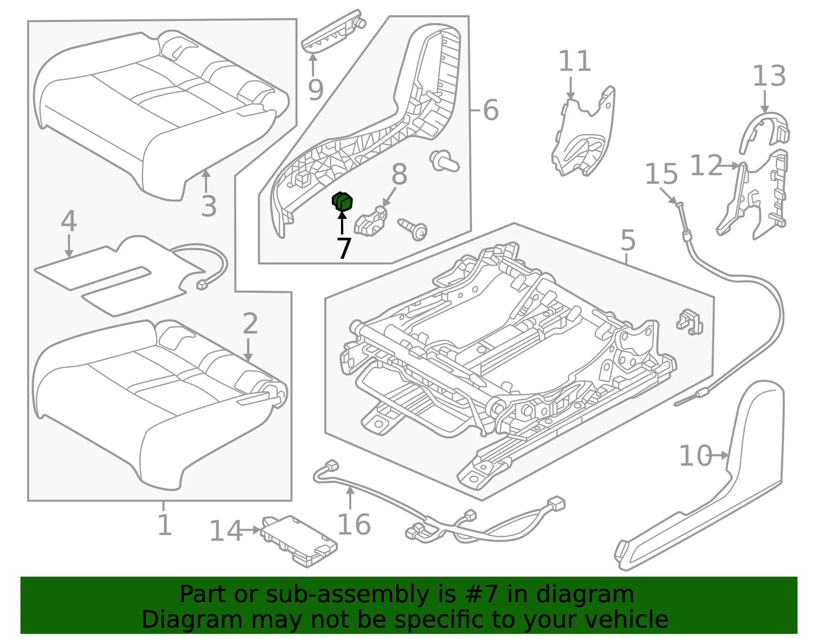 Seat Switch - Mazda (ta0j882e502) - view 2