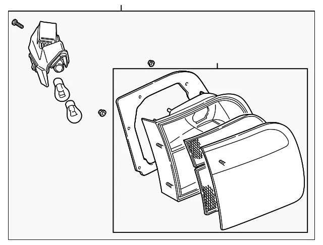 Tail Light Assembly - Mazda (tc44513g0a)