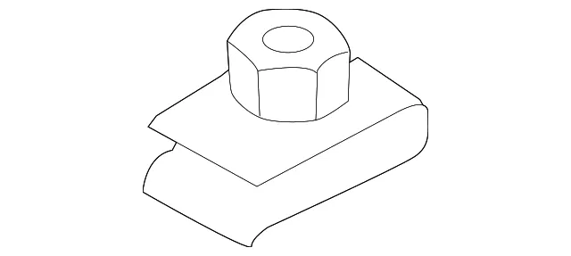 Fog Lamp Assembly Retainer Nut - Mazda (td1150133)