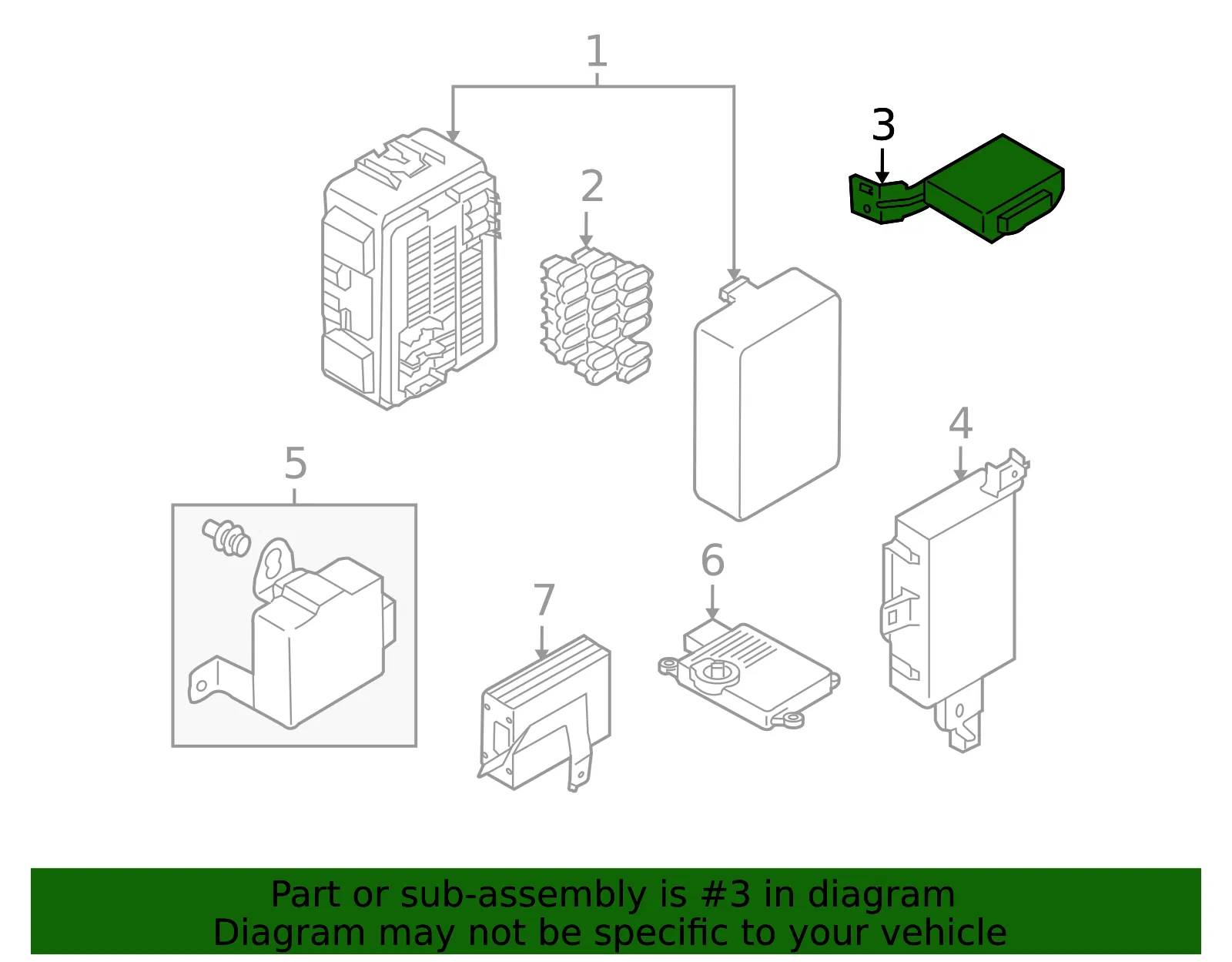 Module - Mazda (td13677m0b) - view 2