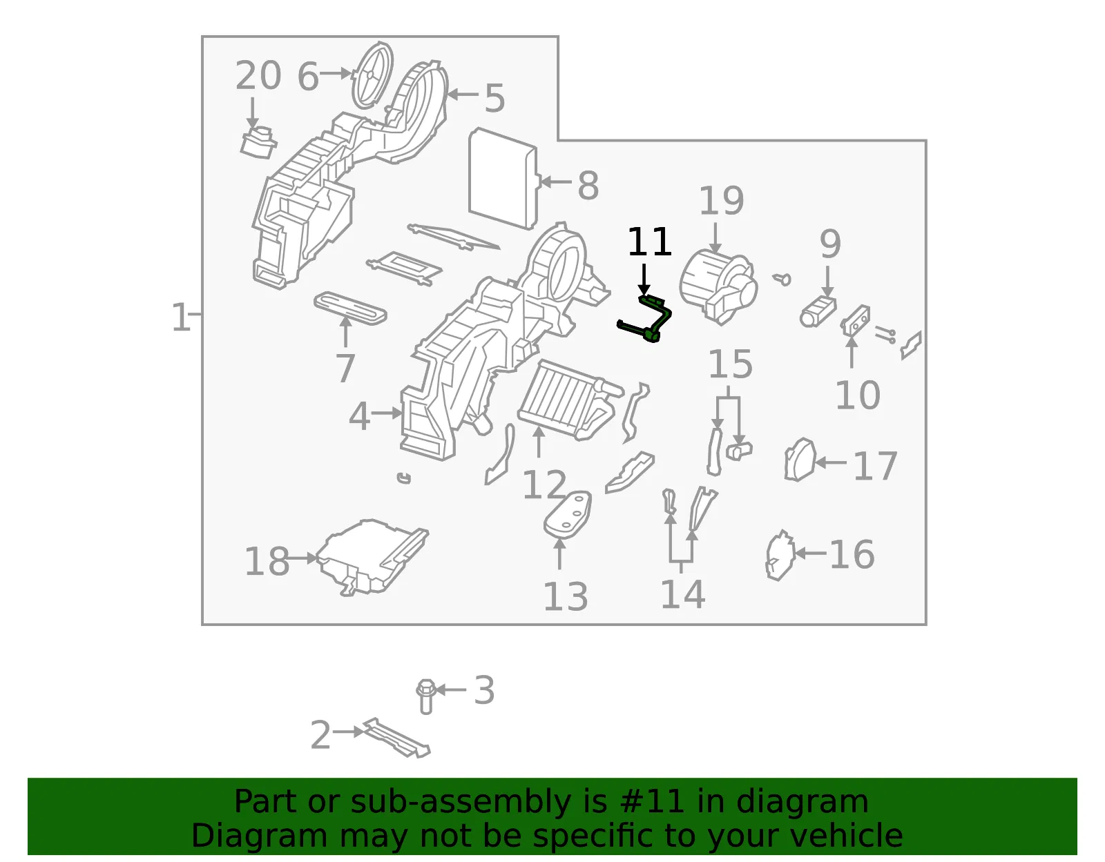A/C Evaporator Temperature Sensor - Mazda (td1461j22) - view 2