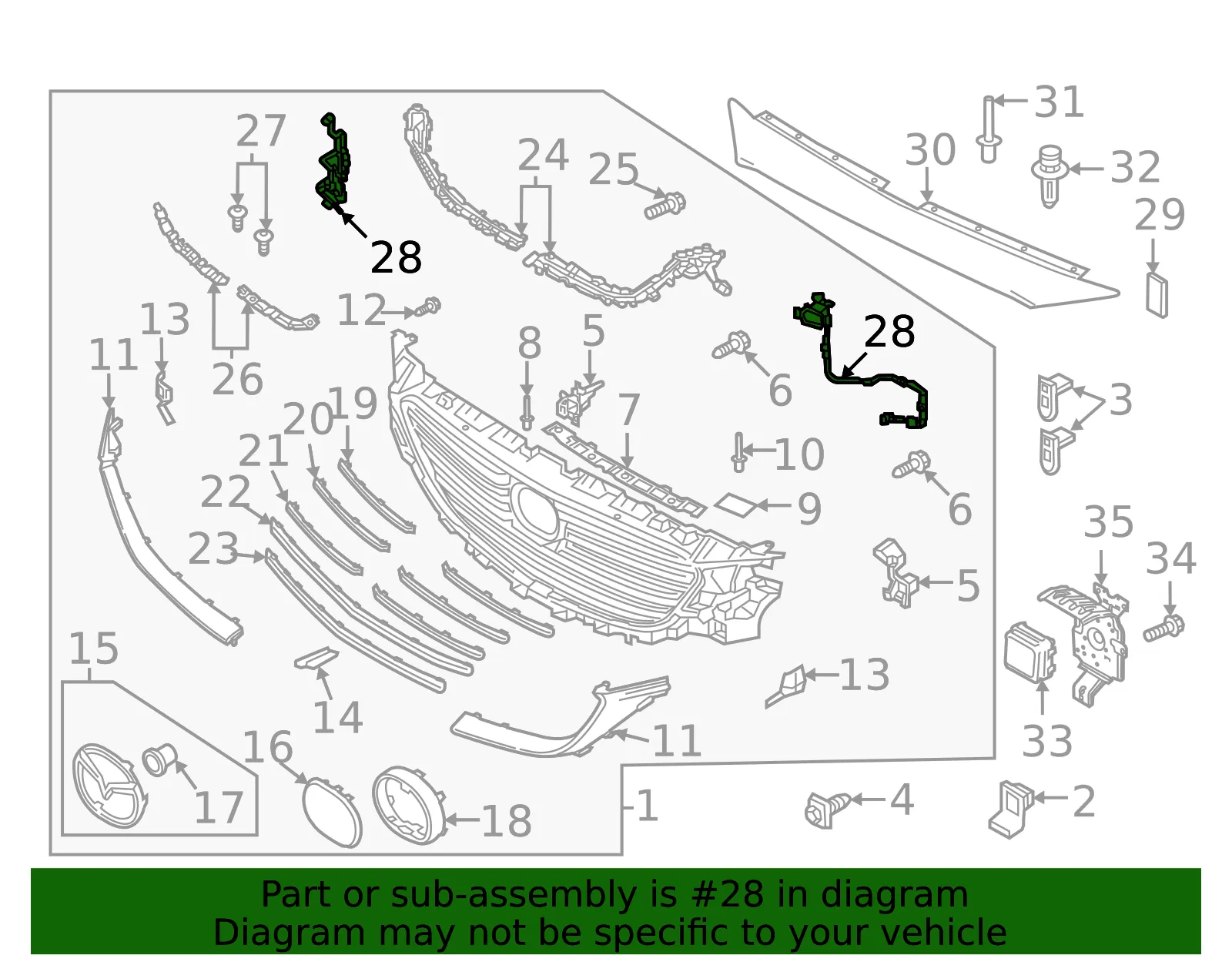 Wire Harness - Mazda (td2k51054) - view 2