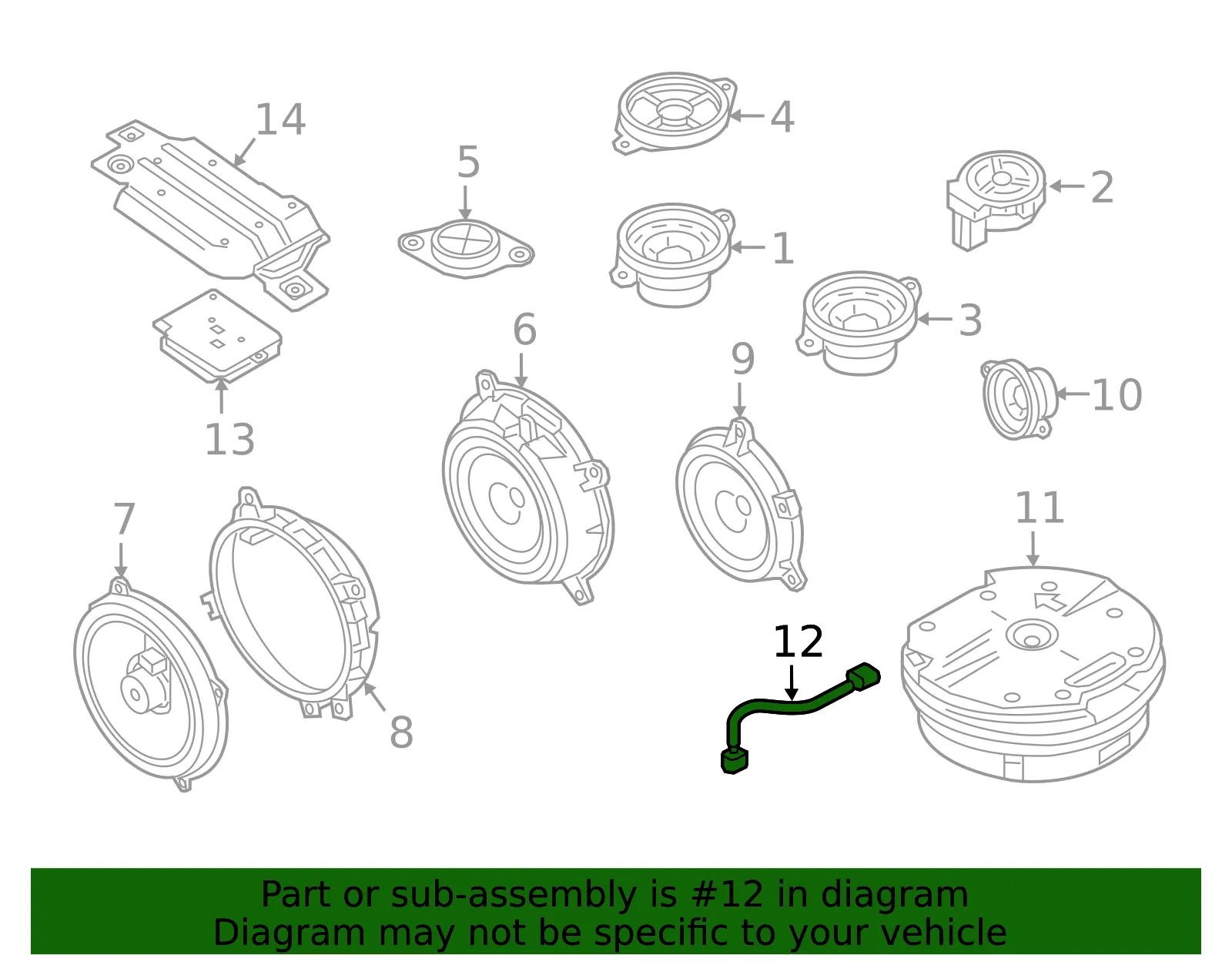 Radio Speaker Connector - Mazda (td2n67sh0) - view 2