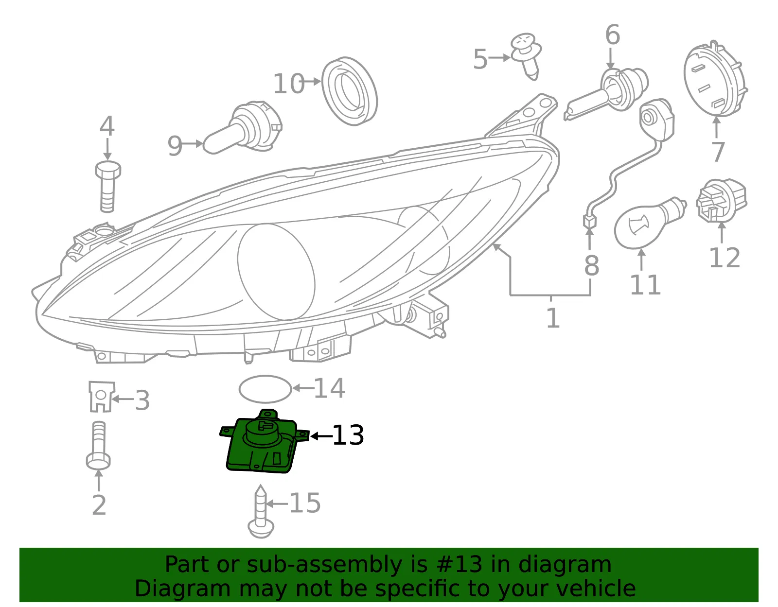 Control Module - Mazda (te70510h3) - view 2