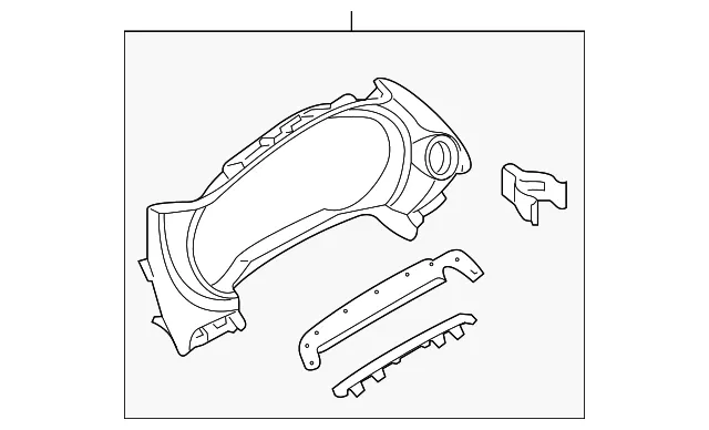 Cluster Bezel - Mazda (tk4855420b02)