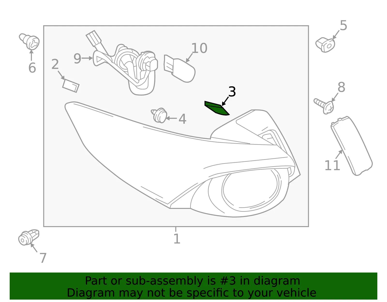 Tail Lamp Assembly Protector - Mazda (tk4951159) - view 2