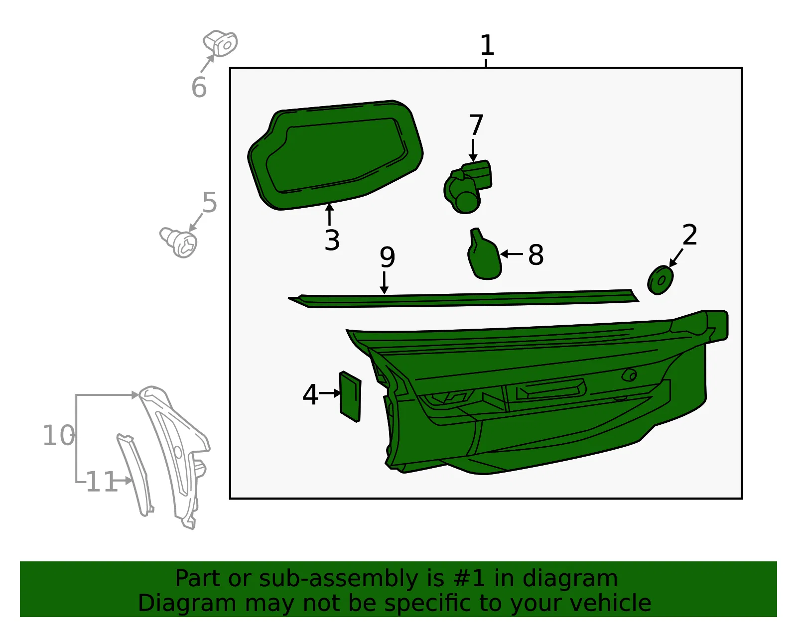 Back Up Light Assembly - Mazda (tk50513f0a) - view 2