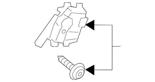 HVAC Blend Door Actuator - Mazda (tk5061a60)