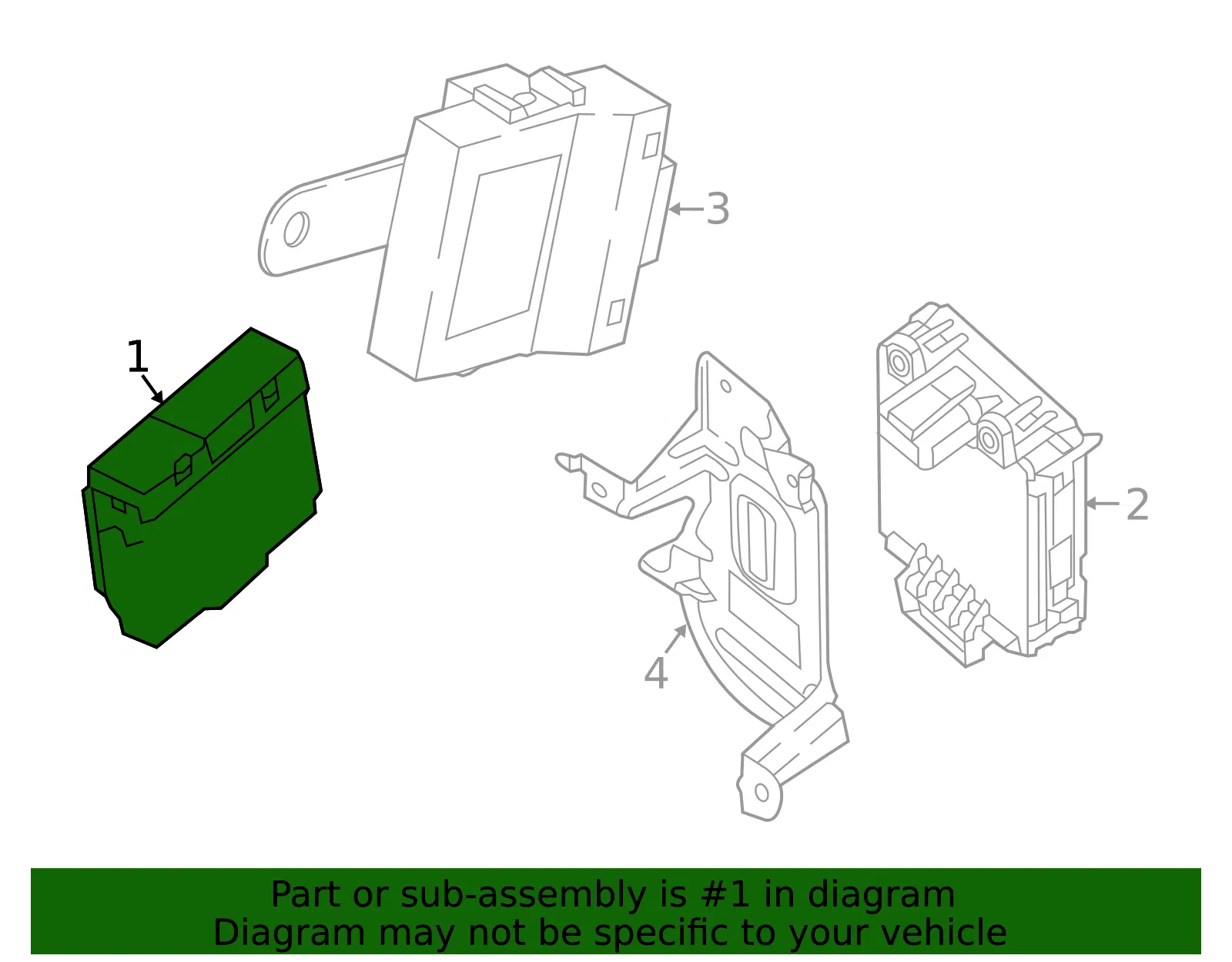 Body Control Module - Mazda (tk52675x0c) - view 2