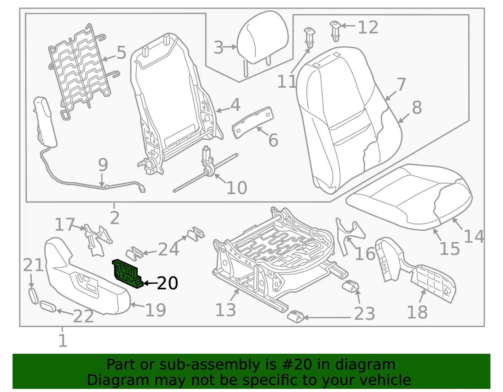 Seat Switch - Mazda (tk578815x02) - view 2