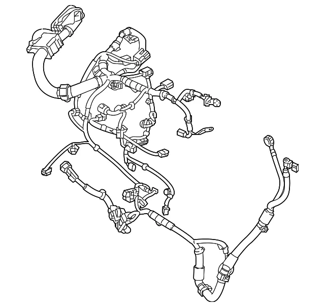 Engine Wiring Harness - Mazda (tk7867020b)