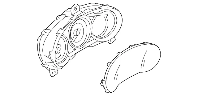 Cluster Assembly - Mazda (tk8055430e)