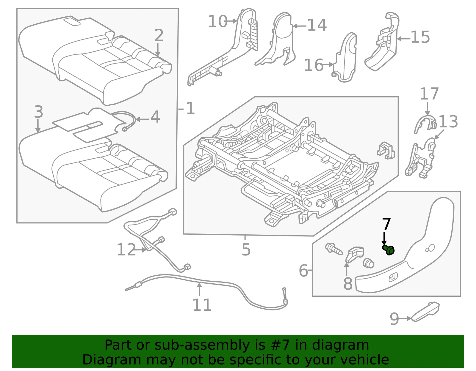 Seat Switch - Mazda (ts38882f539) - view 2