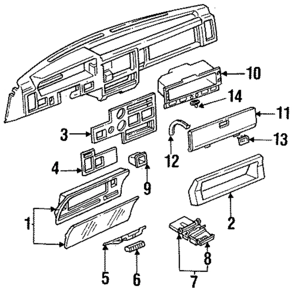 Cluster Cover - Mazda (ub4055446)
