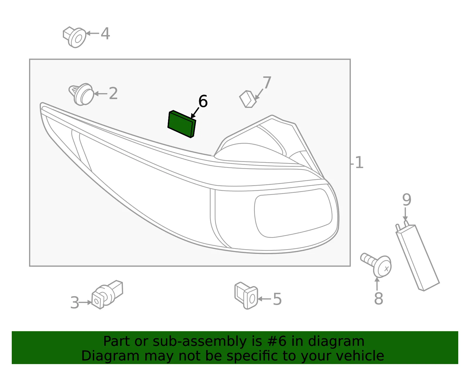 Tail Lamp Assembly Protector - Mazda (va4051159) - view 2