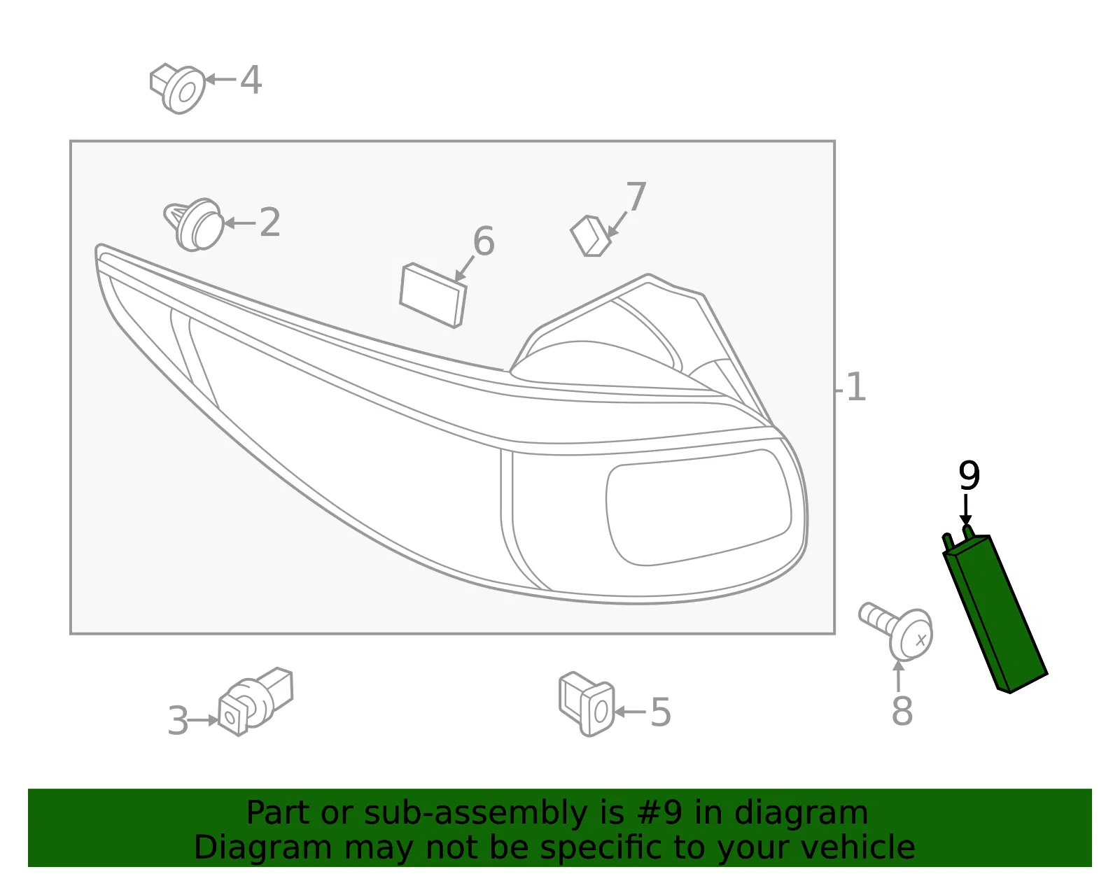 Tail Light Cover - Mazda (va4051184) - view 2