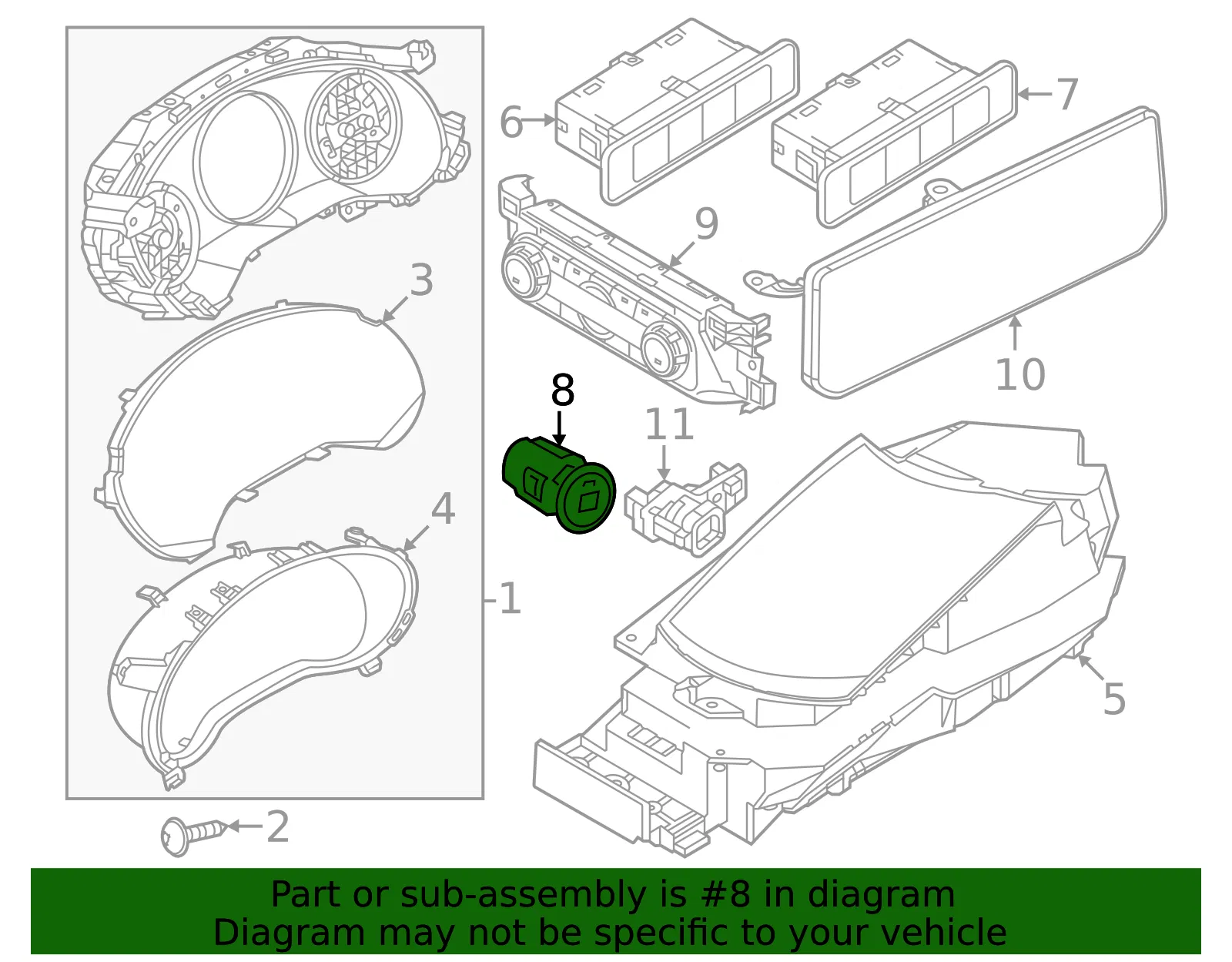 Ignition Switch - Mazda (va55663s0) - view 2