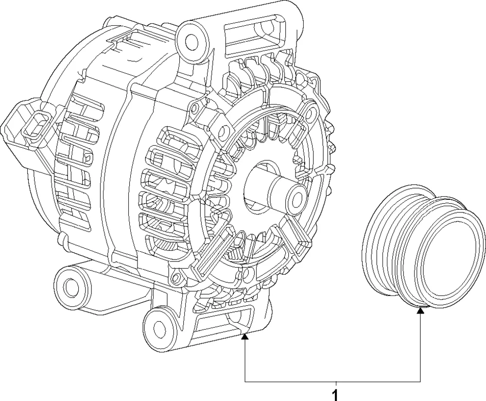 Alternator - Mazda (yf2018300r0d)