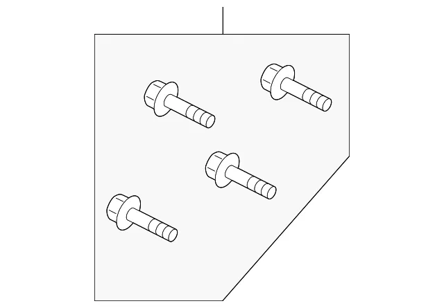 ABS Control Module Bolt - Mazda (zzca437b6)