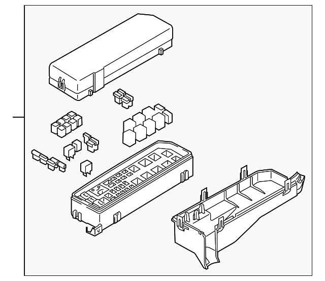 Fuse Box - Mazda (zzca67010a)
