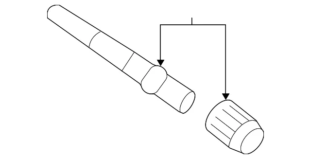 TPMS Sensor Nut - Mazda (zzda37141)