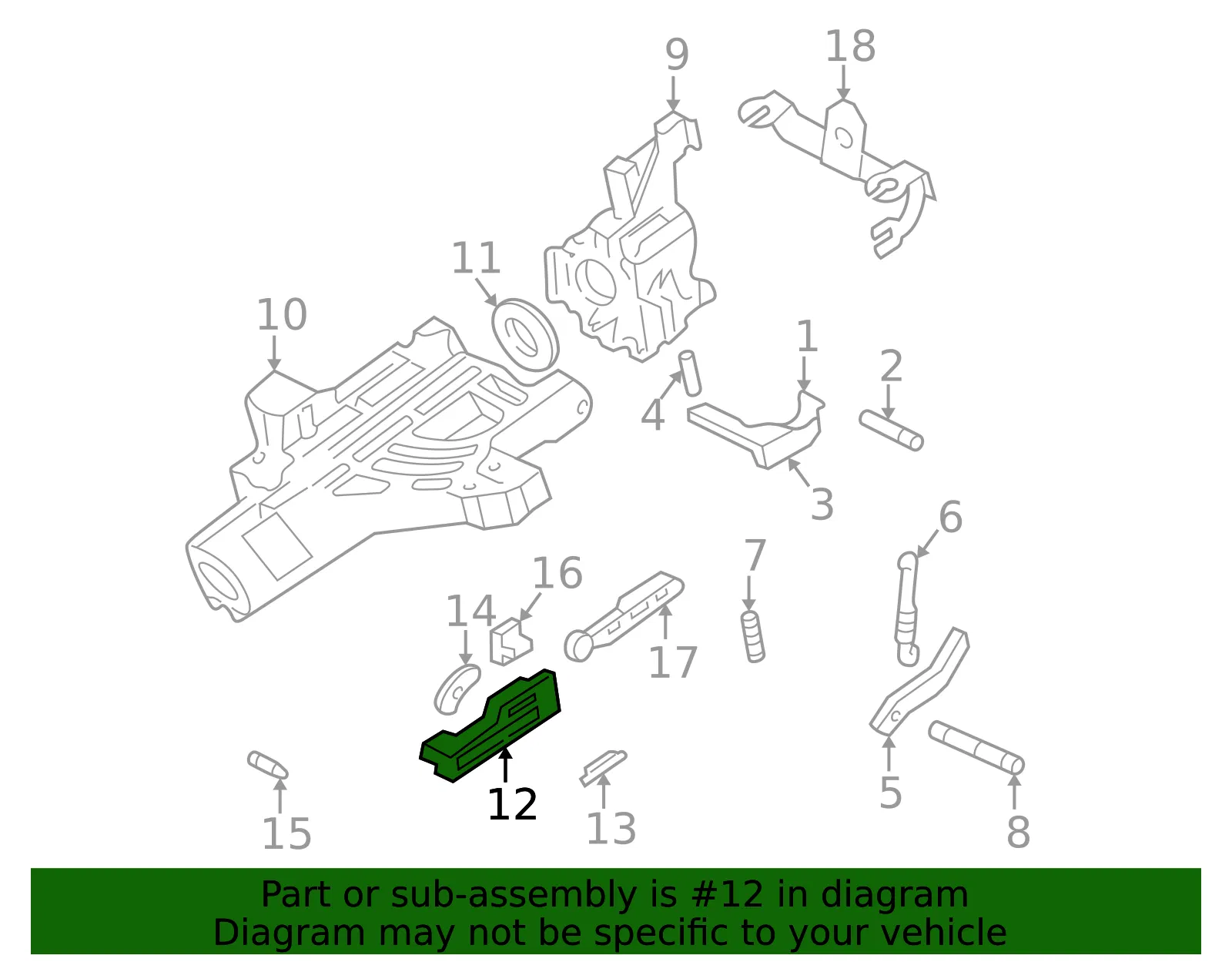 Lock Actuator - Mazda (zzm032175) - view 2
