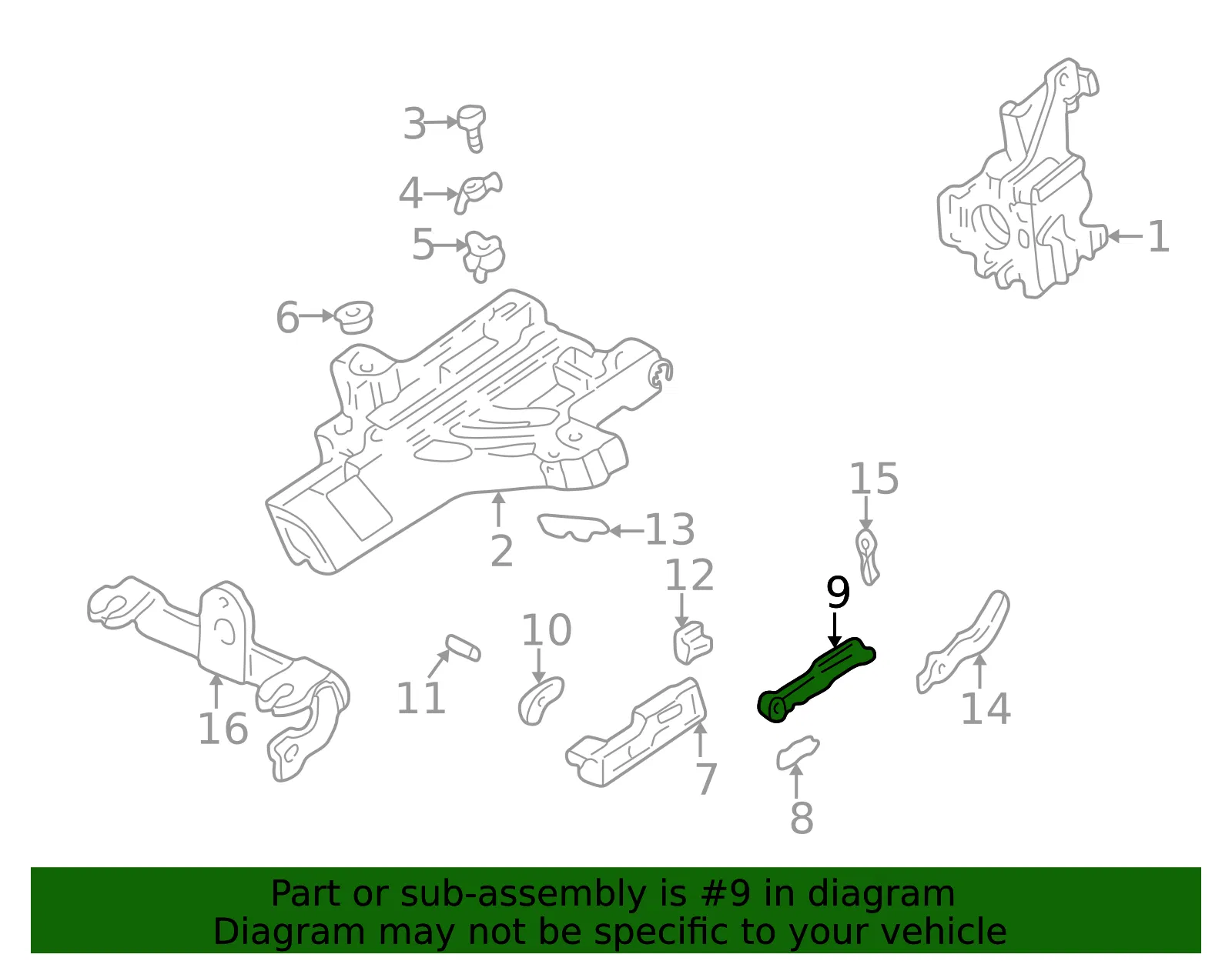 Actuator - Mazda (zzm034080) - view 2